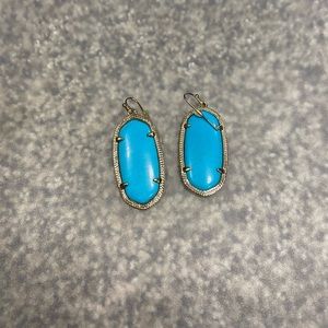 Kendra Scott Elle earrings, turquoise